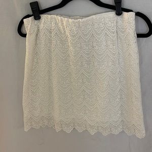 White Lace skirt